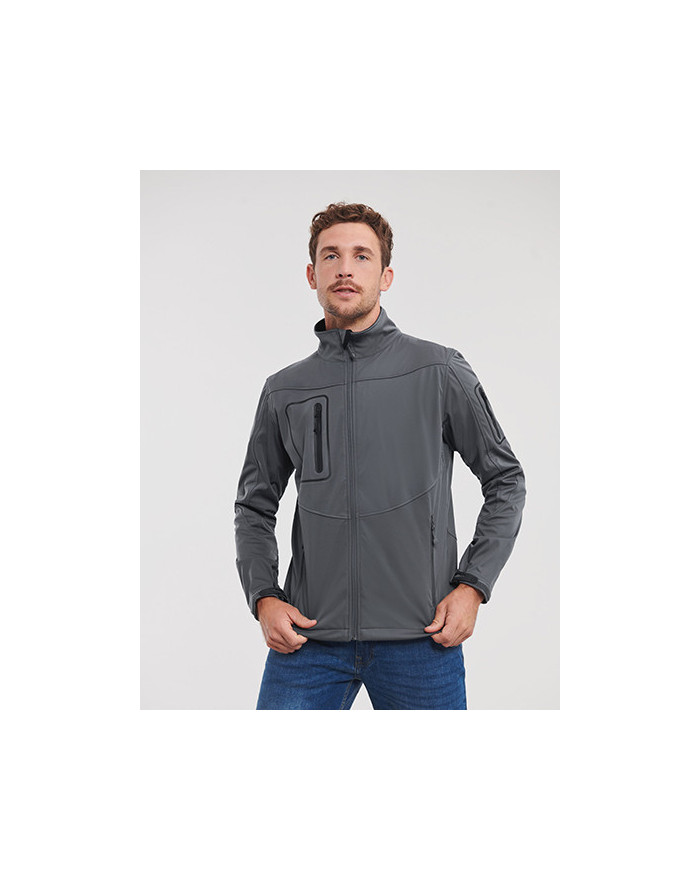 Veste Personnalisée Manche Longue avec liseré Duo 250 g/m² - Russell R-520M-0 - Veste Personnalisée avec marquage broderie, f...