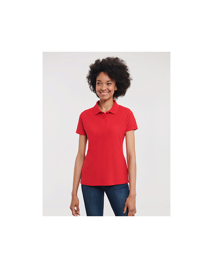 Polo Personnalisé Manche Courte Duo 215 g/m² (White: 210 g/m²) - Russell R-539F-0 - Polo Personnalisé avec marquage broderie,...