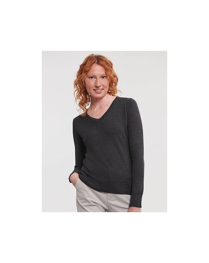 Sweat Personnalisé Manche Longue avec liseré Duo 275 g/m² - Russell Collection R-710F-0 - Sweat Personnalisé avec marquage br...