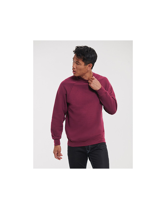 Sweat Personnalisé Manche Longue avec liseré Homme 295 g/m² - Russell R-762M-0 - Sweat Personnalisé avec marquage broderie, f...