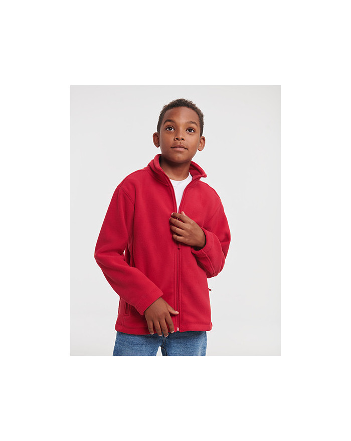 Veste Personnalisée avec liseré Enfant 320 g/m² - Russell R-870B-0 - Vêtements Enfant Personnalisés avec marquage broderie, f...