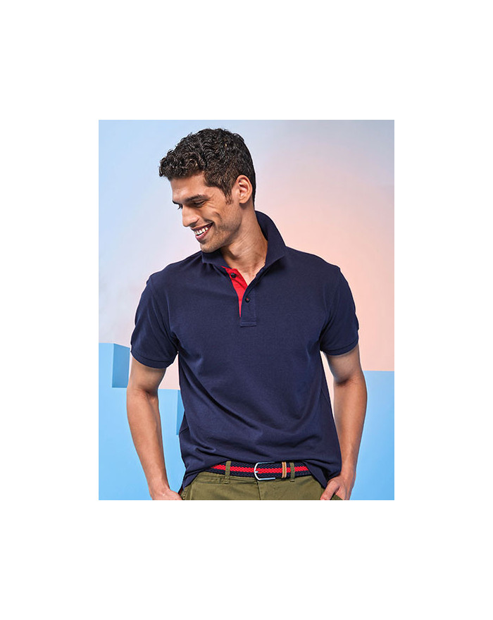 Polo Personnalisé Manche Courte Homme  200 g/m² - Asquith & Fox AQ012 - Polo Personnalisé avec marquage broderie, flocage ou ...