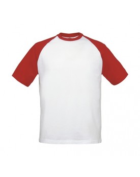 T-Shirt Base-Ball - Tee-shirt Personnalisé avec marquage broderie, flocage ou impression. Grossiste vetements vierge à person...