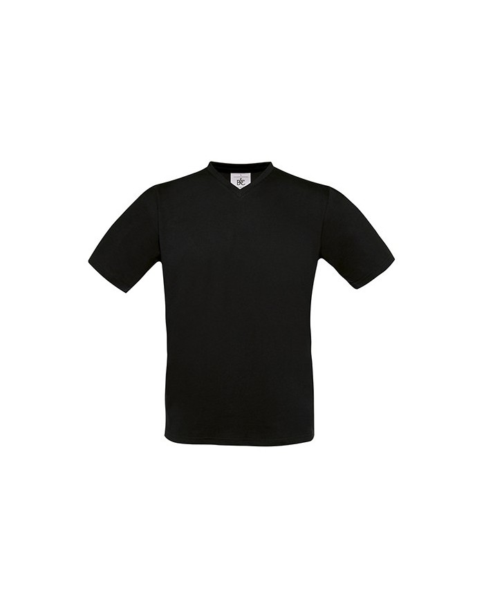 T-Shirt Exact Col V - Tee-shirt Personnalisé avec marquage broderie, flocage ou impression. Grossiste vetements vierge à pers...