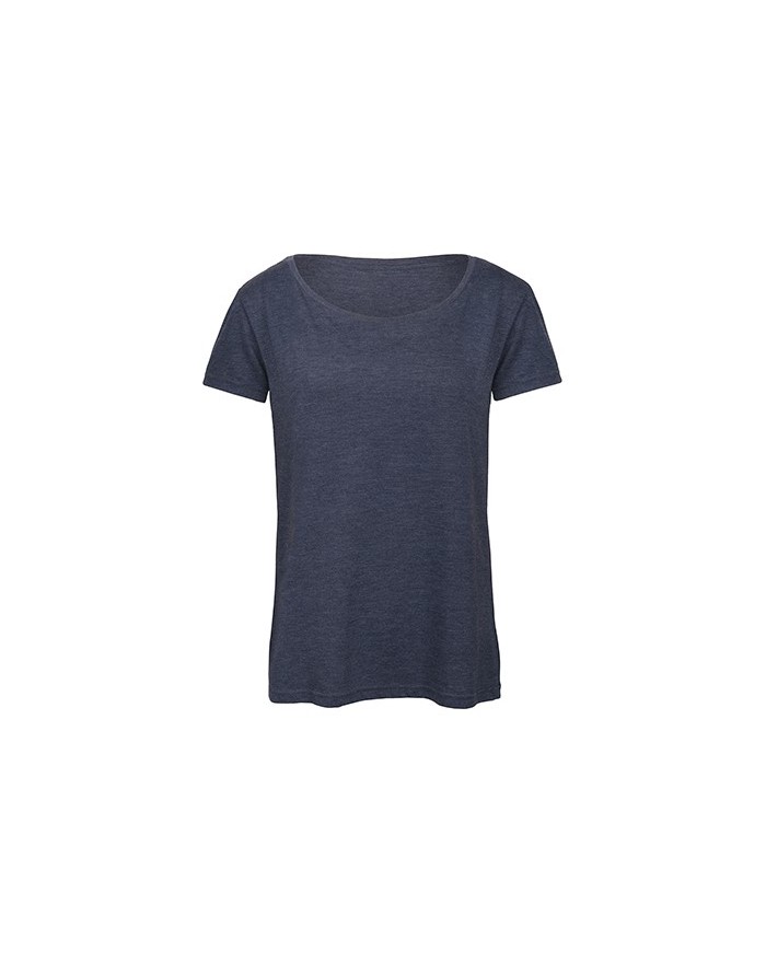 T-Shirt Femme Triblend - Tee-shirt Personnalisé avec marquage broderie, flocage ou impression. Grossiste vetements vierge à p...