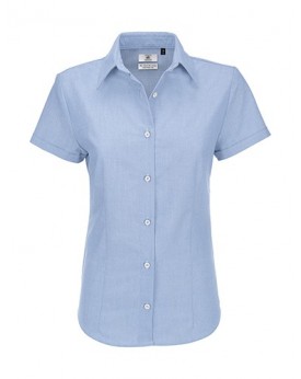 Chemise Oxford SSL/Femme - Chemise d'entreprise Personnalisée avec marquage broderie, flocage ou impression. Grossiste veteme...