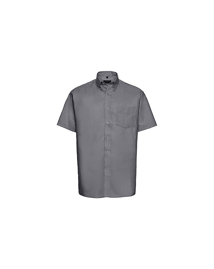 Chemise Oxford Manches Courtes - Chemise d'entreprise Personnalisée avec marquage broderie, flocage ou impression. Grossiste ...