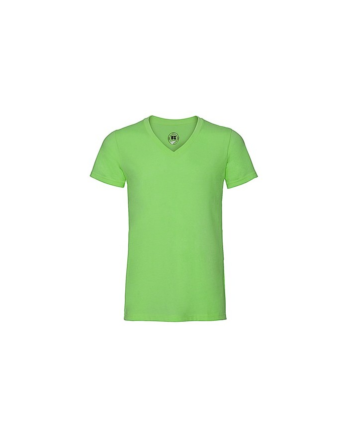 T-shirt Homme Col-V HD polycoton - Tee-shirt Personnalisé avec marquage broderie, flocage ou impression. Grossiste vetements ...