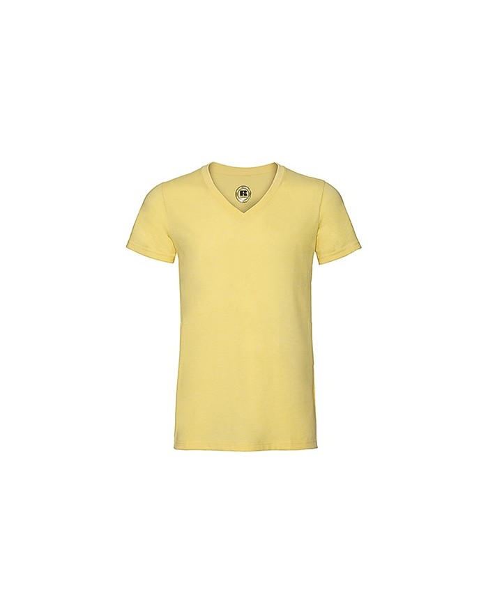 T-shirt Homme Col-V HD polycoton - Tee shirt Personnalisé avec marquage broderie, flocage ou impression. Grossiste vetements ...
