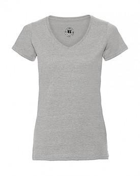 T-Shirt Femme Col-V HD polycoton - Tee-shirt Personnalisé avec marquage broderie, flocage ou impression. Grossiste vetements ...