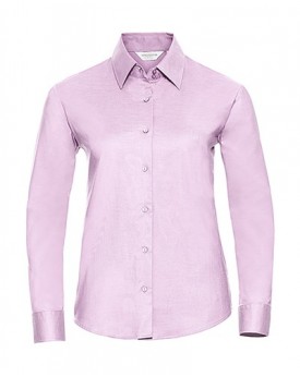 Chemise Femme Oxford LS - Chemise d'entreprise Personnalisée avec marquage broderie, flocage ou impression. Grossiste vetemen...