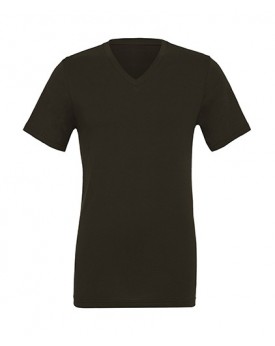 T-Shirt Col-V Unisexe Jersey - Tee-shirt Personnalisé avec marquage broderie, flocage ou impression. Grossiste vetements vier...