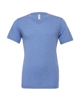 T-Shirt Unisexe Col-V Triblend - Tee shirt Personnalisé avec marquage broderie, flocage ou impression. Grossiste vetements vi...