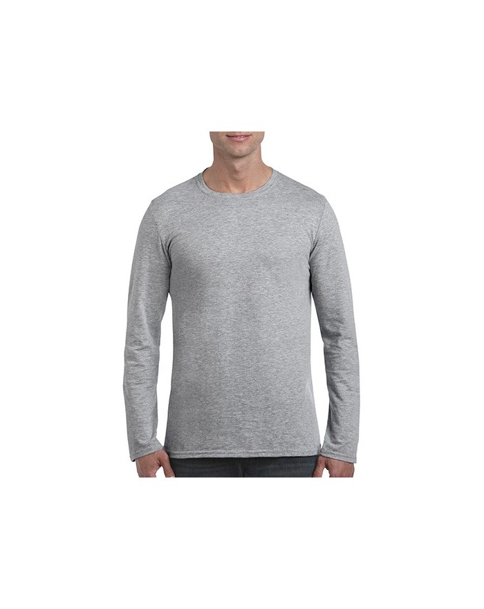 T-Shirt Jersey semi-peigné manches longues - Tee-shirt Personnalisé avec marquage broderie, flocage ou impression. Grossiste ...