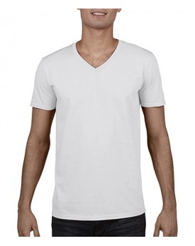 T-Shirt Jersey semi-peigné Col-V - Tee-shirt Personnalisé avec marquage broderie, flocage ou impression. Grossiste vetements ...