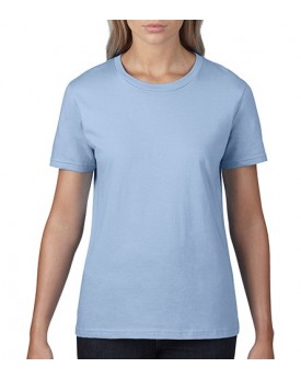T-Shirt Femme Premium Coton - Tee shirt Personnalisé avec marquage broderie, flocage ou impression. Grossiste vetements vierg...