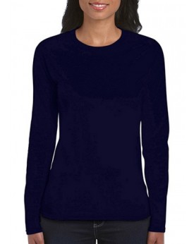 T-Shirt Femme Jersey semi-peigné LS - Tee shirt Personnalisé avec marquage broderie, flocage ou impression. Grossiste vetemen...