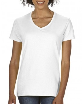 T-Shirt Femme Col-V Premium Coton