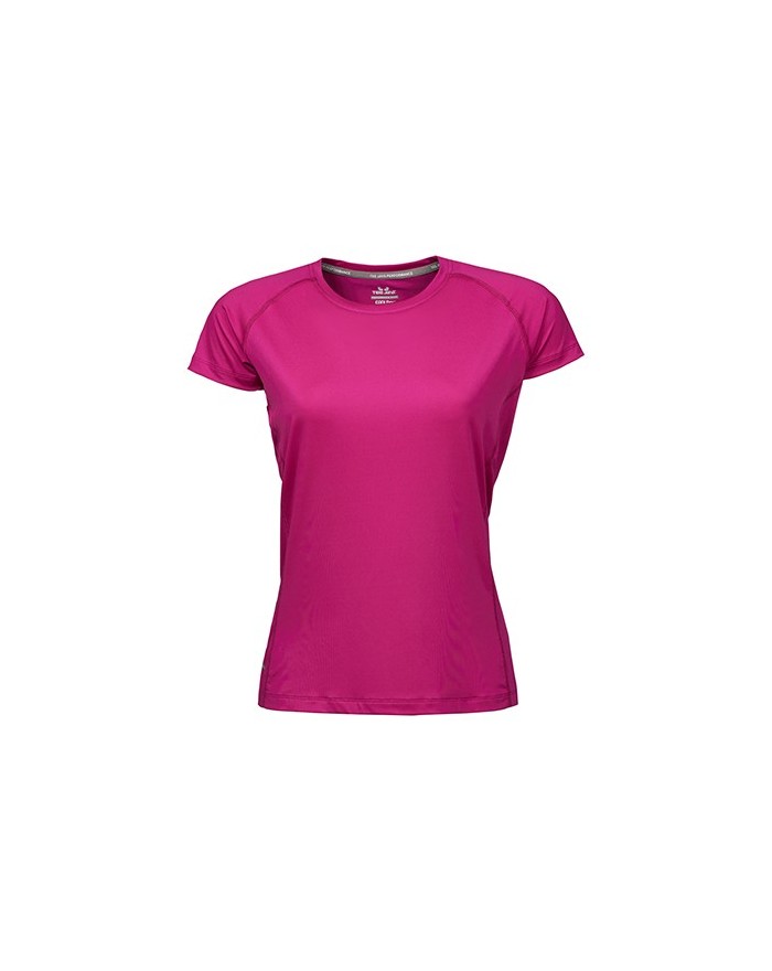 T-Shirt respirant Femme élasthanne Cooldry - Vêtements de Sport Personnalisés avec marquage broderie, flocage ou impression. ...
