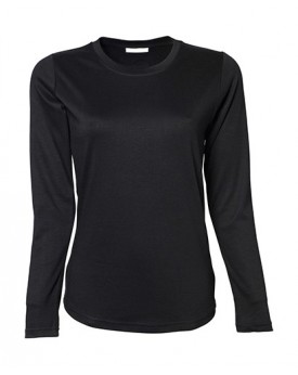 T-Shirt Femme LS Interlock - Tee shirt Personnalisé avec marquage broderie, flocage ou impression. Grossiste vetements vierge...