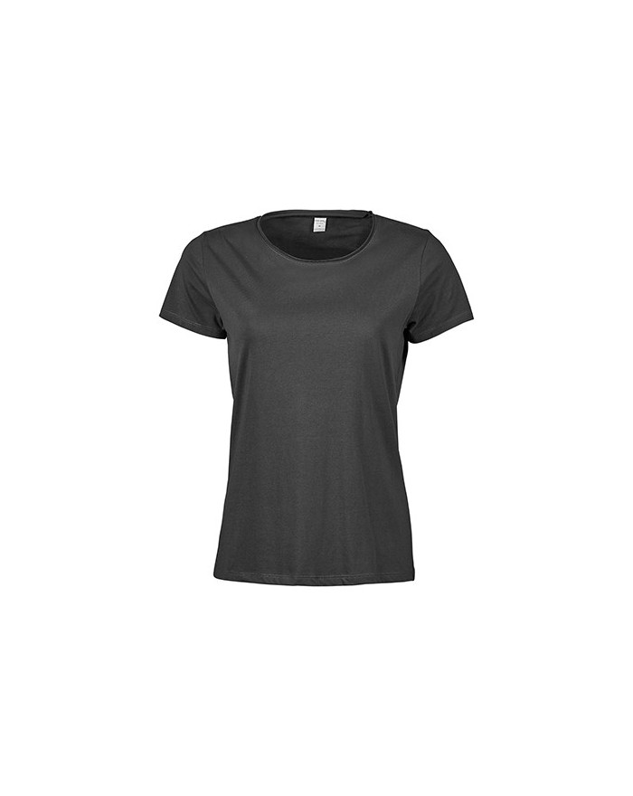 T-Shirt Femme col Brut - Tee-shirt Personnalisé avec marquage broderie, flocage ou impression. Grossiste vetements vierge à p...