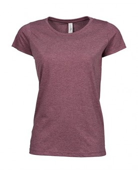 T-Shirt Femme Urban Mélangé - Tee shirt Personnalisé avec marquage broderie, flocage ou impression. Grossiste vetements vierg...