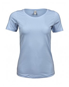 T-Shirt Femme Stretch - Tee shirt Personnalisé avec marquage broderie, flocage ou impression. Grossiste vetements vierge à pe...