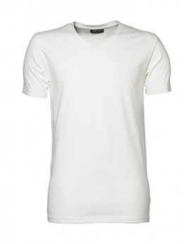V-Ausschnitt-Stretch-T-Shirt für Männer