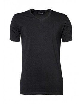 T-Shirt Homme Col V Stretch - Tee shirt Personnalisé avec marquage broderie, flocage ou impression. Grossiste vetements vierg...
