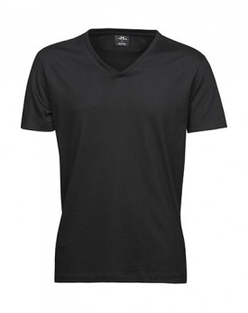 T-shirt homme Fashion Col-V coton longues fibres ·coton prérétréci 2 fois - Tee shirt Personnalisé avec marquage broderie, fl...