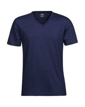 T-shirt homme Fashion Col-V coton longues fibres ·coton prérétréci 2 fois - Tee-shirt Personnalisé avec marquage broderie, fl...