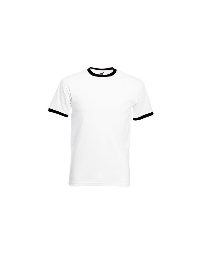 T-Shirt Ringer T - Tee-shirt Personnalisé avec marquage broderie, flocage ou impression. Grossiste vetements vierge à personn...