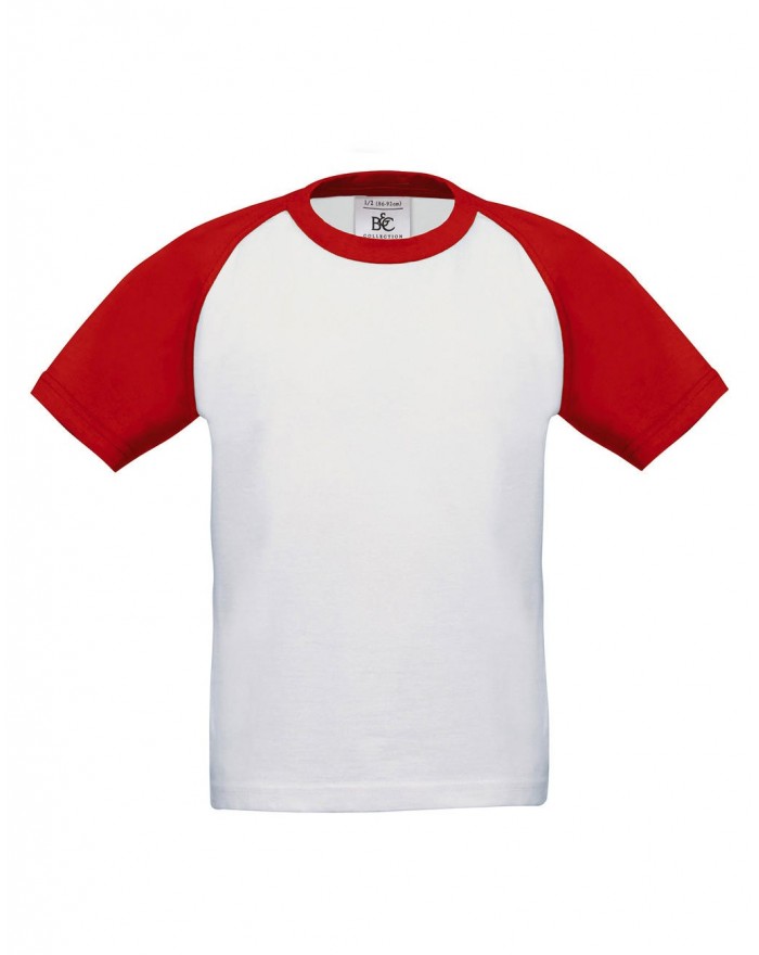 T-Shirt Enfant Base-Ball - Vêtements Enfant Personnalisés avec marquage broderie, flocage ou impression. Grossiste vetements ...