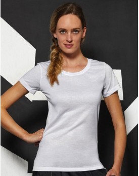 T-Shirt Femme pour Sublimation - TW063 - Tee-shirt Personnalisé avec marquage broderie, flocage ou impression. Grossiste vete...