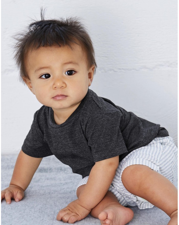 T-shirt Bébé Jersey Manches Courtes - Vêtements Enfant Personnalisés avec marquage broderie, flocage ou impression. Grossiste...