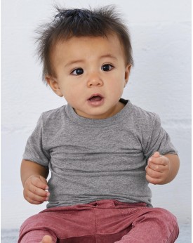T-shirt Bébé Triblend Manches Courtes - Vêtements Enfant Personnalisés avec marquage broderie, flocage ou impression. Grossis...