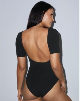 Bodysuit Femme Double Col en U - Tee-shirt Personnalisé avec marquage broderie, flocage ou impression. Grossiste vetements vi...