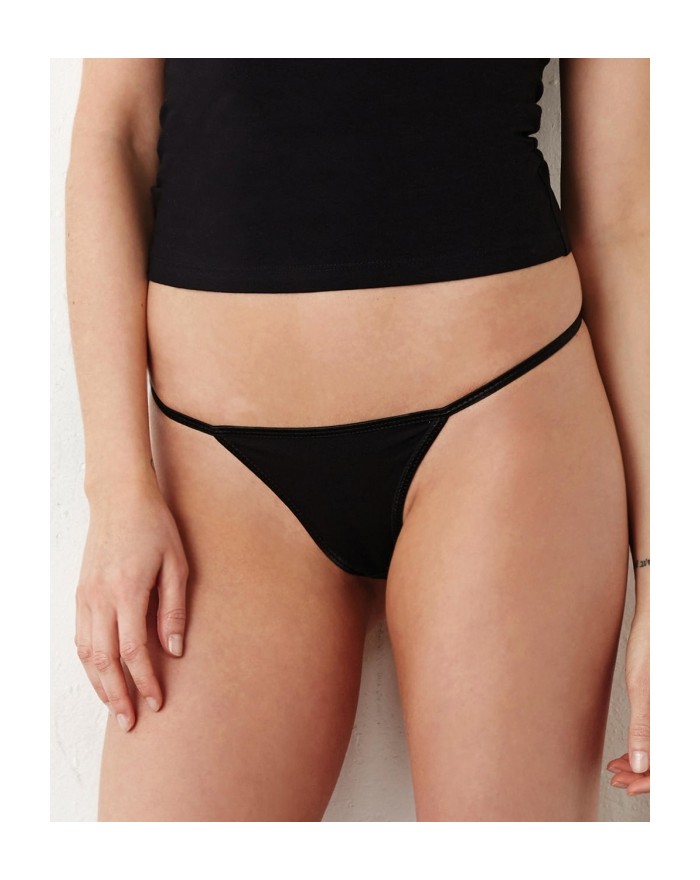 Coton Spandex Thong Bikini - Sous-vêtements Personnalisés avec marquage broderie, flocage ou impression. Grossiste vetements ...