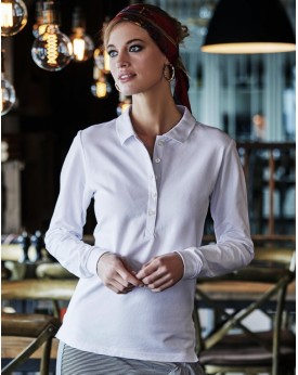 Polo Femme Luxury LS Stretch - Polo Personnalisé avec marquage broderie, flocage ou impression. Grossiste vetements vierge à ...