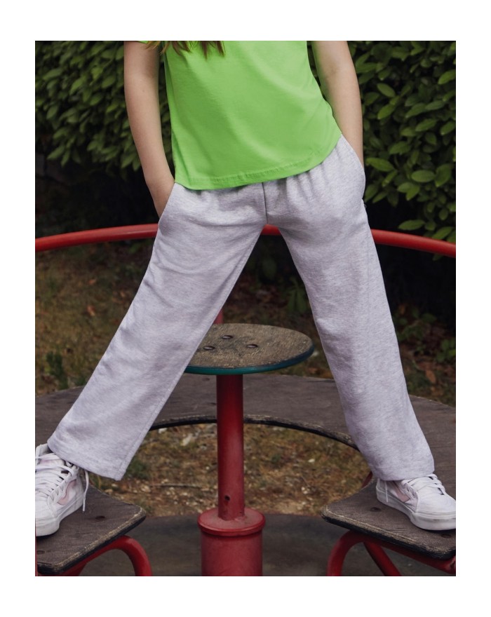 Pantalon Enfant Lightweight Ourlet Ouvert Jog - Vêtements Enfant Personnalisés avec marquage broderie, flocage ou impression....