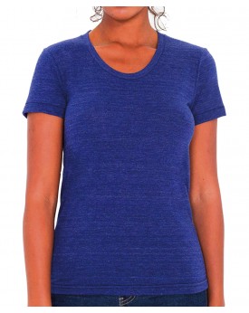 T-Shirt Femme Tri-Blend Ras de Cou - Outlet American Apparel avec marquage broderie, flocage ou impression. Grossiste vetemen...