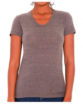 T-Shirt Femme Tri-Blend Ras de Cou - Tee-shirt Personnalisé avec marquage broderie, flocage ou impression. Grossiste vetement...