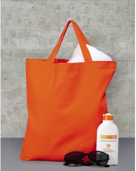 Coton Sac Shopping SH, Tote bag anses courtes - Bagagerie Personnalisée avec marquage broderie, flocage ou impression. Grossiste