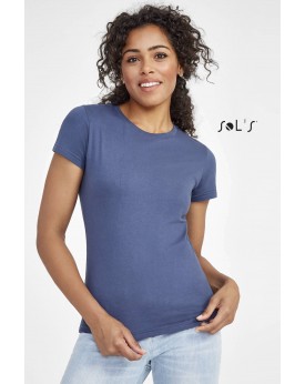T-shirt Femme IMPERIAL - Tee shirt Personnalisé avec marquage broderie, flocage ou impression. Grossiste vetements vierge à p...