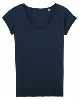 T-Shirt Stella Invents Slub STTW145 - Tee-shirt Personnalisé avec marquage broderie, flocage ou impression. Grossiste vetemen...