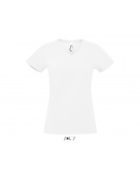 T-Shirt Femme IMPERIAL V - Tee shirt Personnalisé avec marquage broderie, flocage ou impression. Grossiste vetements vierge à...