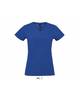 T-Shirt Femme IMPERIAL V - Tee shirt Personnalisé avec marquage broderie, flocage ou impression. Grossiste vetements vierge à...