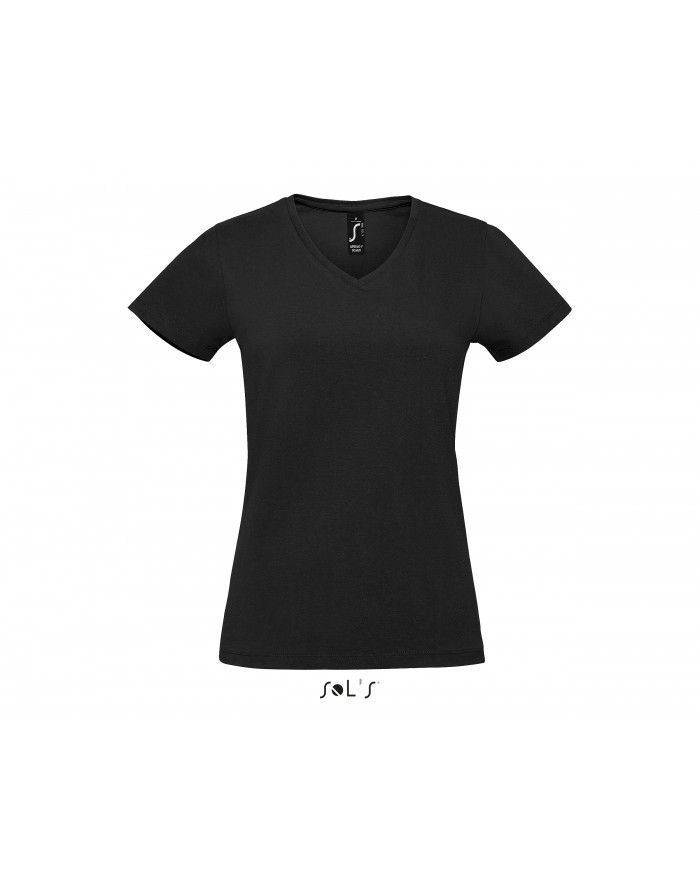 T-Shirt Femme IMPERIAL V - Tee-shirt Personnalisé avec marquage broderie, flocage ou impression. Grossiste vetements vierge à...
