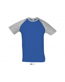 T-Shirt Baseball FUNKY - Tee-shirt Personnalisé avec marquage broderie, flocage ou impression. Grossiste vetements vierge à p...