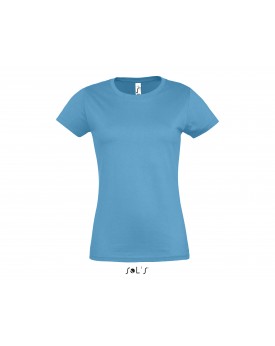 T-shirt Femme IMPERIAL - Tee shirt Personnalisé avec marquage broderie, flocage ou impression. Grossiste vetements vierge à p...